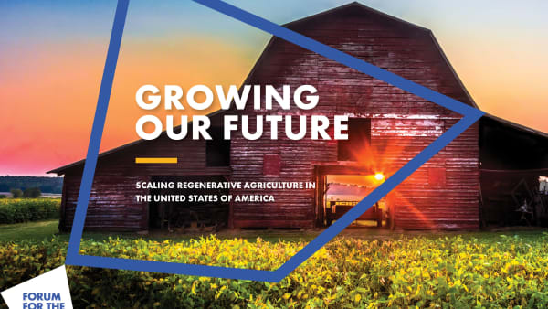 Growing our Future: Scaling Regenerative Agriculture in the US
